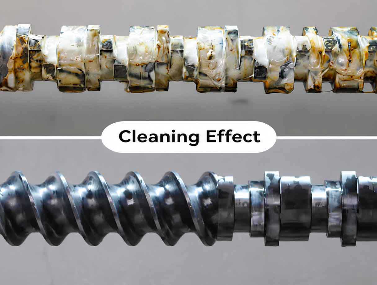 How to Clean Extruder Screws and Extrusion Components Without Surface Damage?